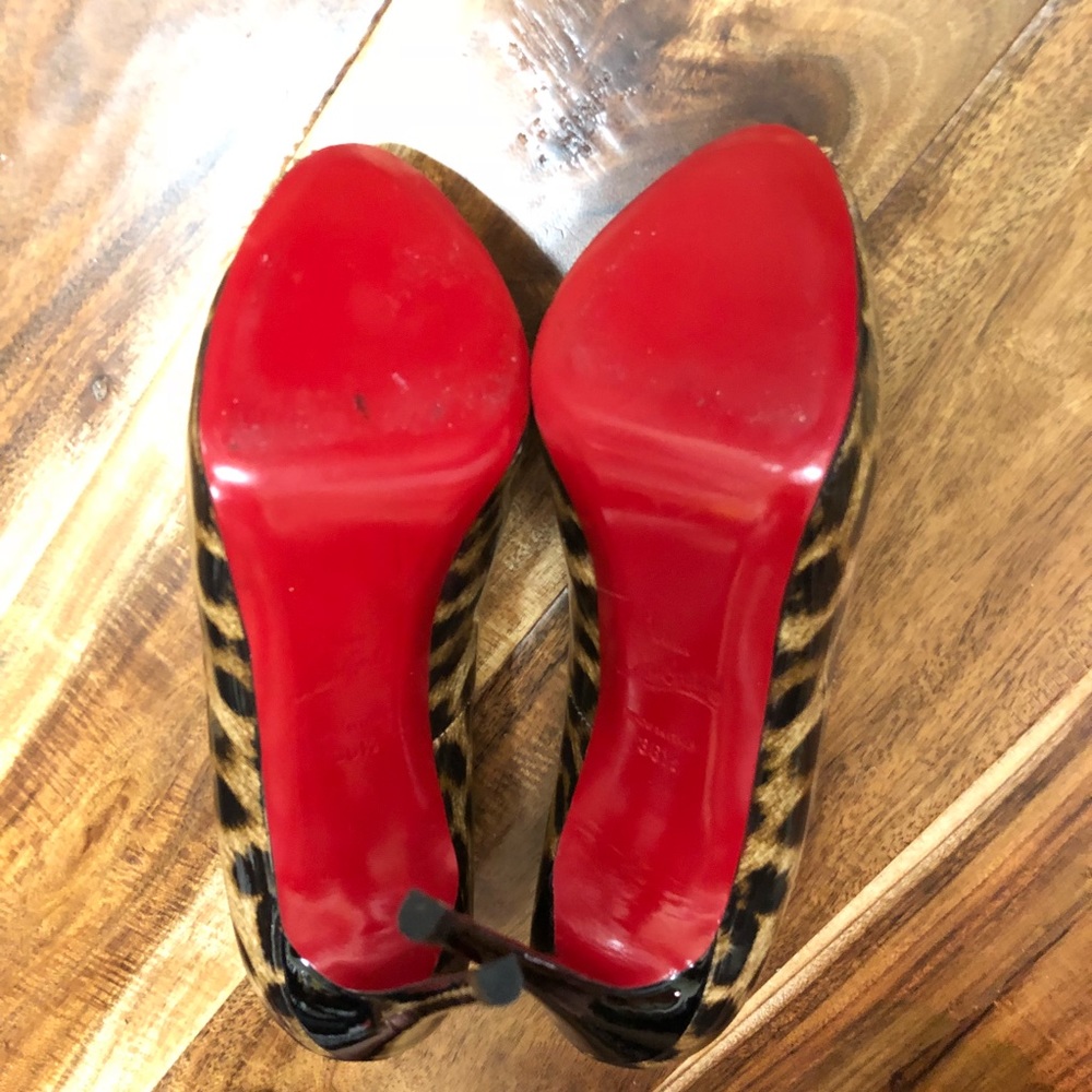 Louboutin New Very Prive Leopard Print - Picture 6 of 8
